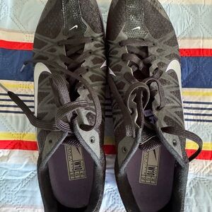 Nike Purple and Gray Track Shoes